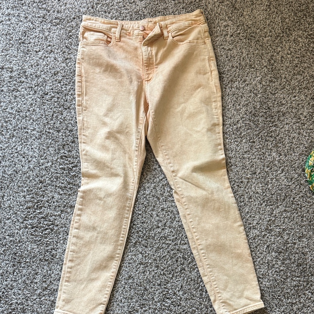 Universal Thread Yellow Skinny Jeans for Women